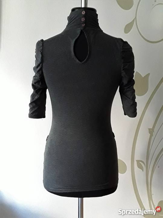 Bluzeczka szara z bufiastymi rękawami rozmiar 36 Warszawa