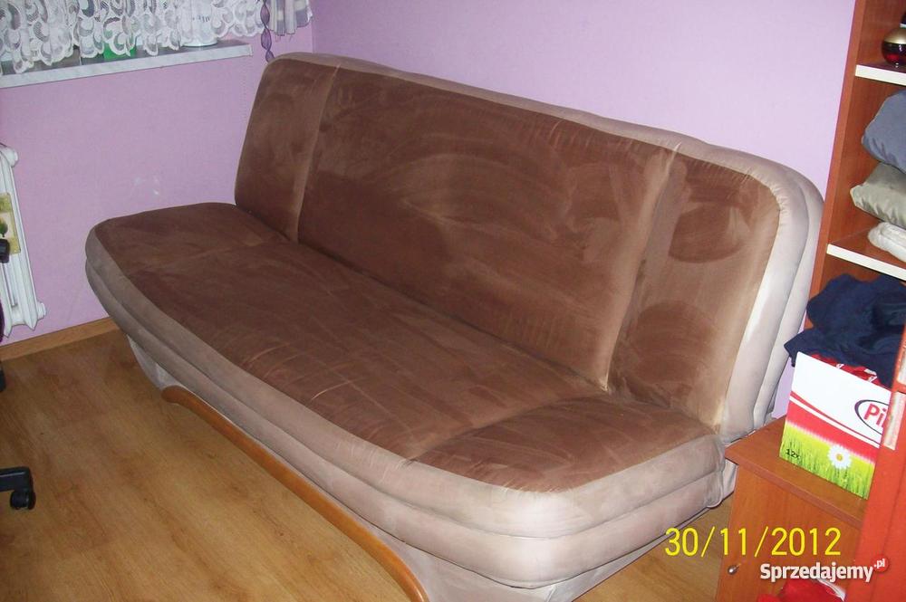 WersalkaKanapa łódka brązowy/beżowy Gliwice