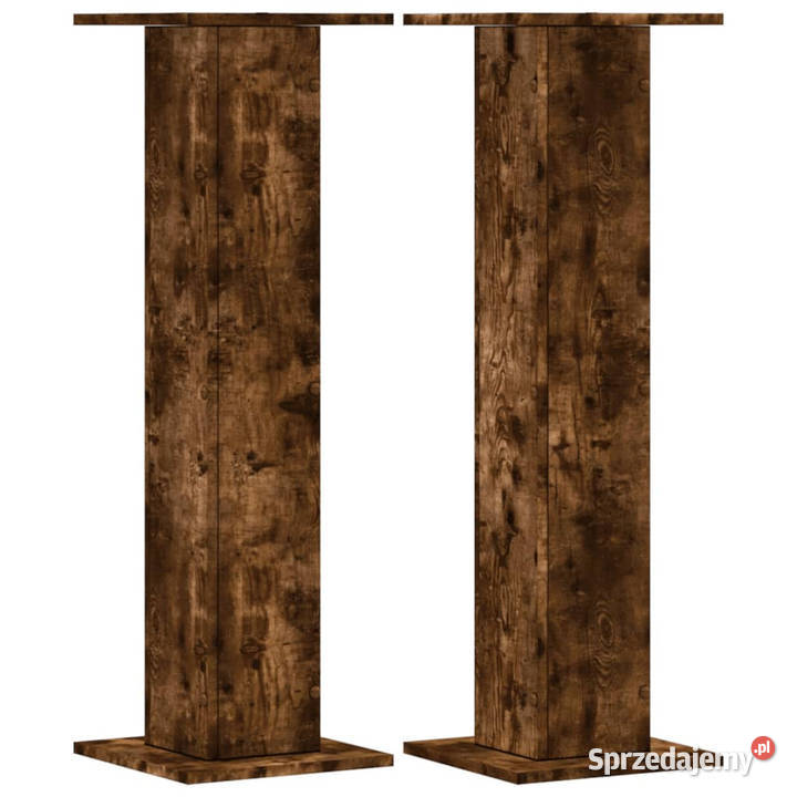 Stojaki na rośliny 2 przydymiony dąb 30x30x95 Warszawa sprzedam