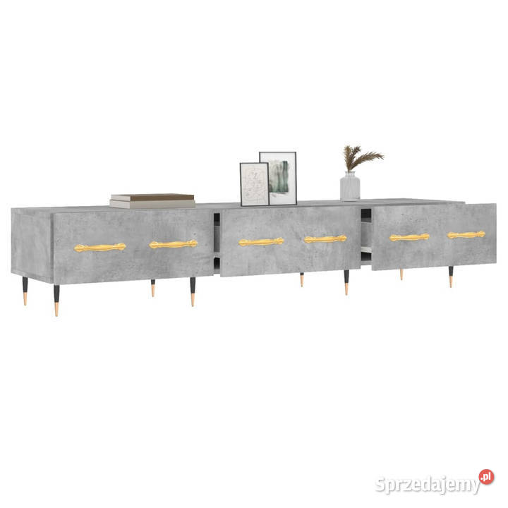 Szafka pod TV szarość betonu 150x36x30 WM829136 Warszawa