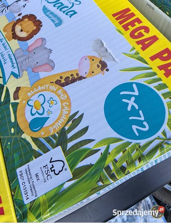 3x7x72 1512 sztuk chusteczki nawilżane Dada Mega