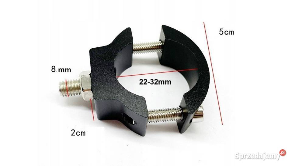 OBEJMA UCHWYT HALOGENÓW MOTOCYKLA NA GMOL Sosnowiec