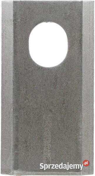 Nożyk kosiarki rotacyjnej lewyprawy 93x50x4 mm