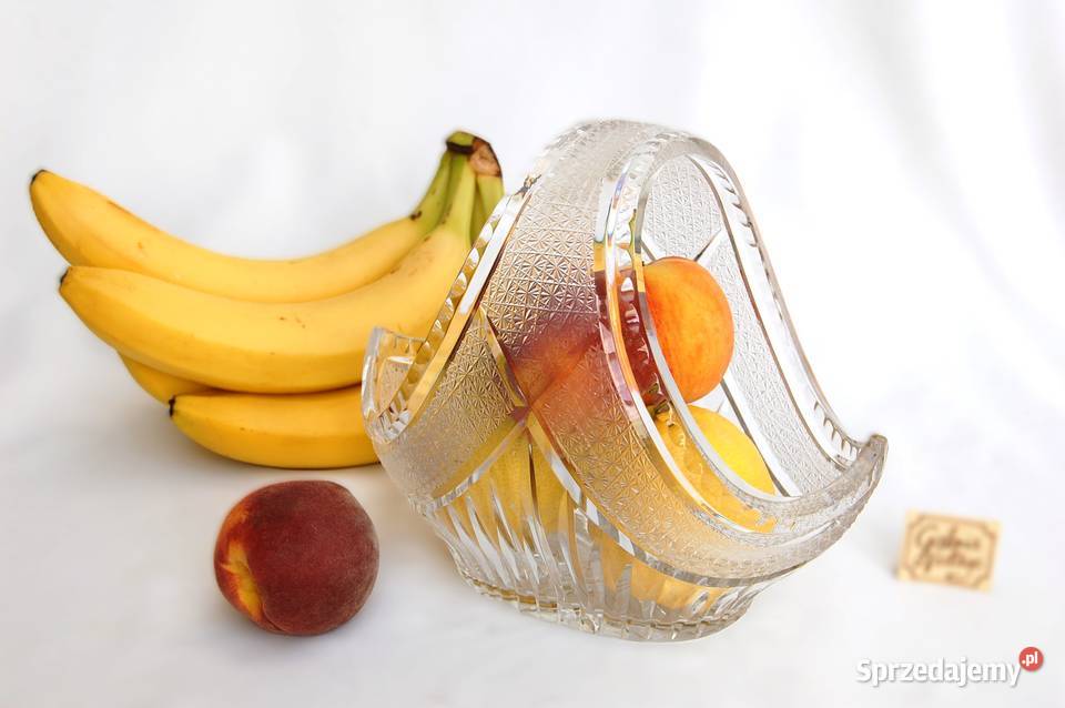 Miska kryształowa koszyk kryształ szlifowany PRL Lublin sprzedam