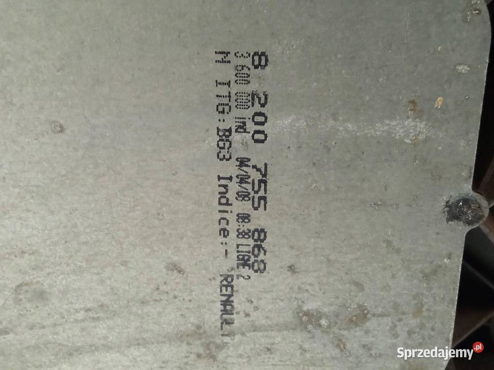 LEWAREK SKRZYNI BIEGÓW 15 DCI 5 B WYBIERAK