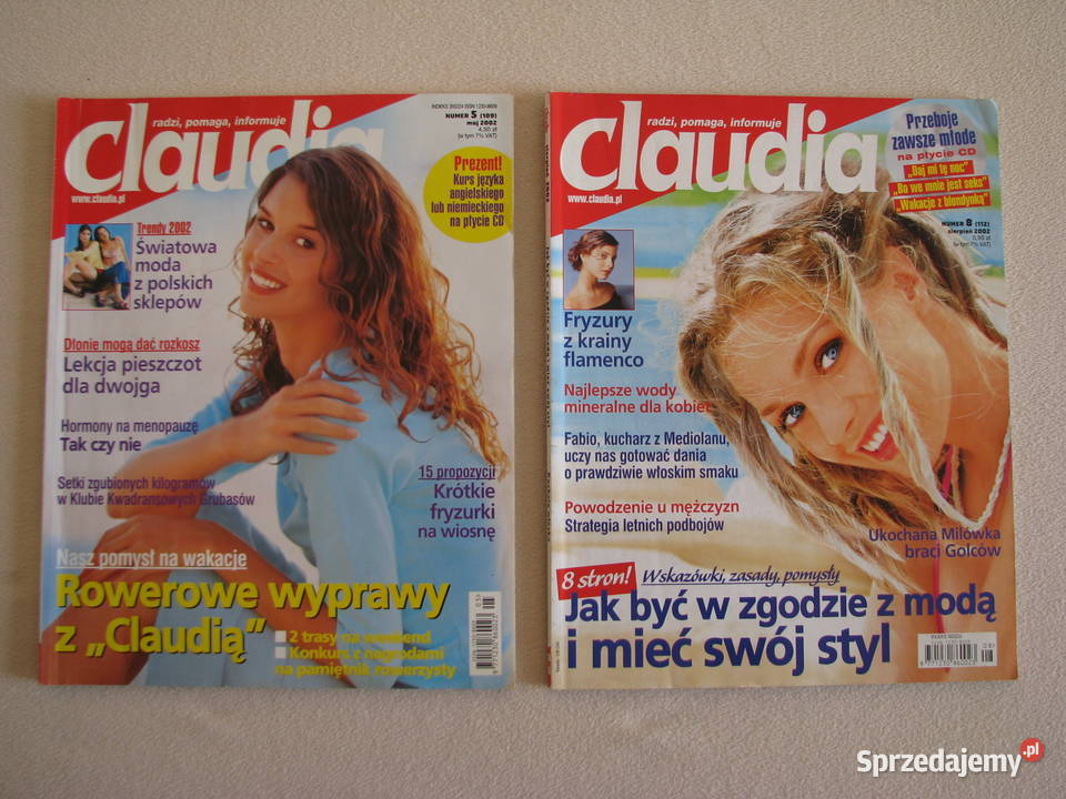 Magazyn Claudia miesięcznik z lat 1997 2013 małopolskie Brzegi