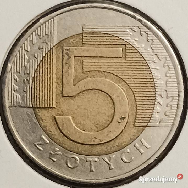 5 złotych 2008 r 1 najniższy nakład Konin