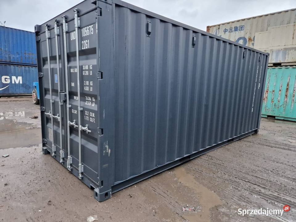 Kontener morski 20DC nowy magazyn RAL7016 Białystok