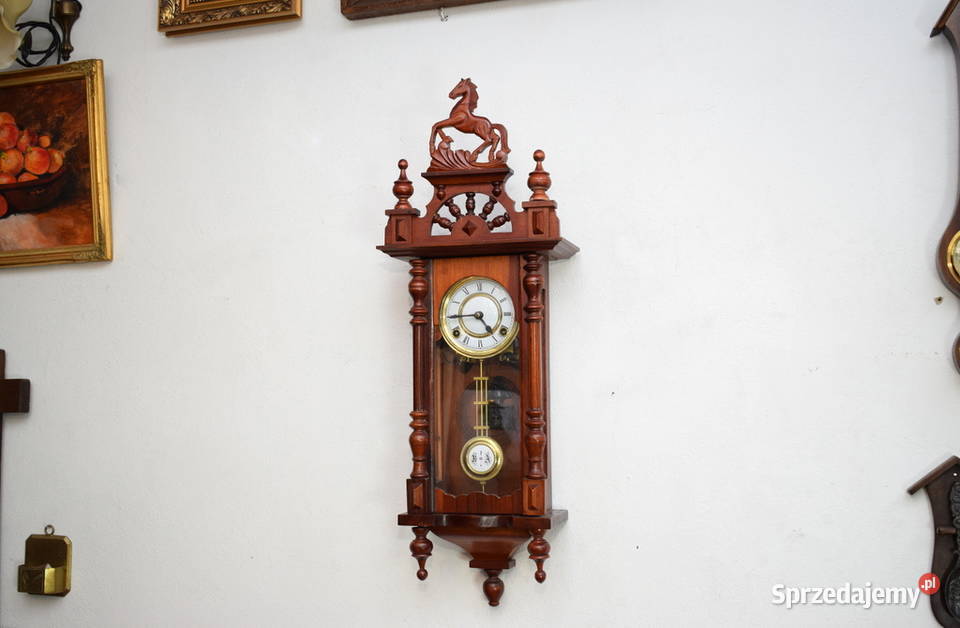 Zegar wiszący sprawny z koniem wysyłam Świdnica