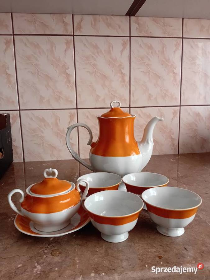 Porcelanowy serwis kawowy vintage Karolina Biskupice