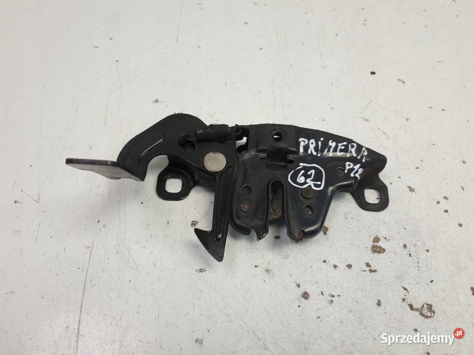 Nissan Primera P12 ZAMEK PRZEDNIEJ MASKI Rygiel Rudka