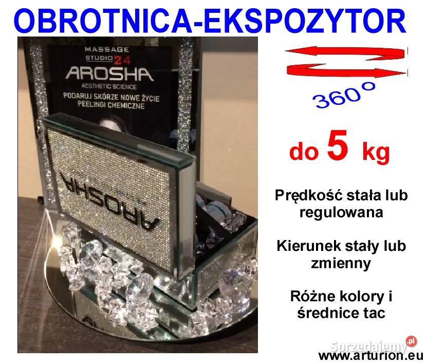 Ekspozytor Kawalet Obrotnica Foto 3D packshot Warszawa