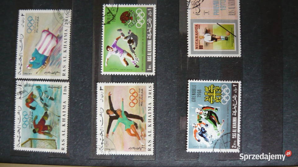 Znaczki RASALKHAMA Emiraty Arabskie Myszków