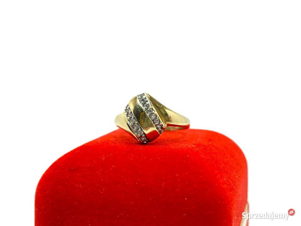 Złoty Pierścionek pr 585 28g R15