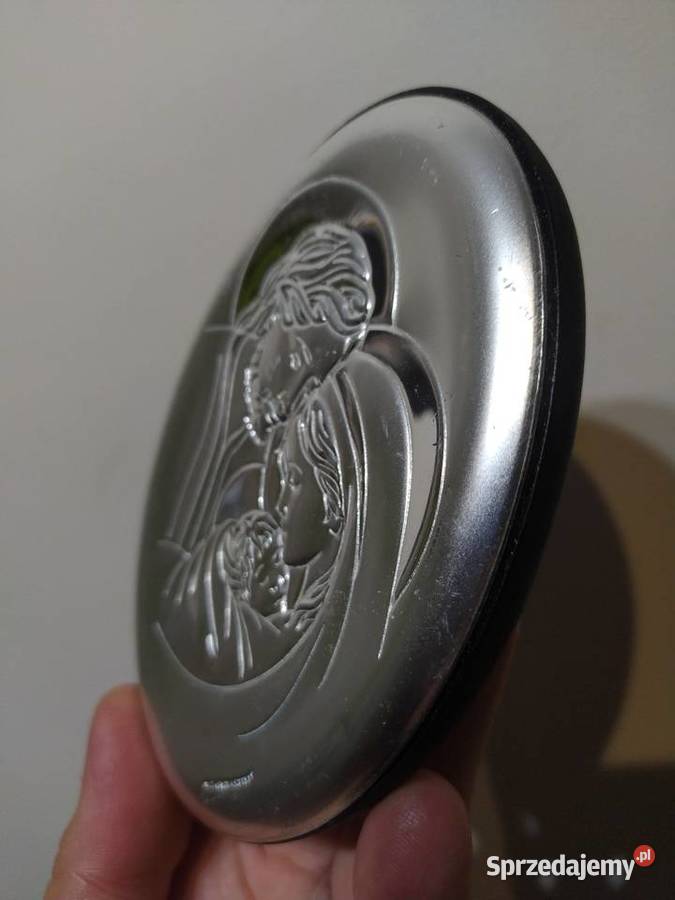 Posrebrzany obrazek Święta Rodzina małopolskie Kraków