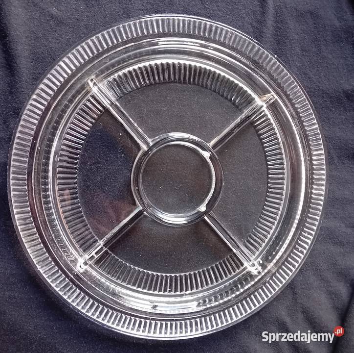 Szklany kabaret na przystawki Ankerglas Koźminek sprzedam