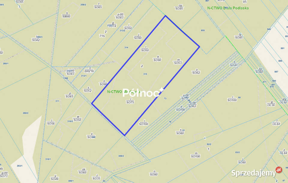 Las na sprzedaż Mokre gm Rossosz udział lubelskie