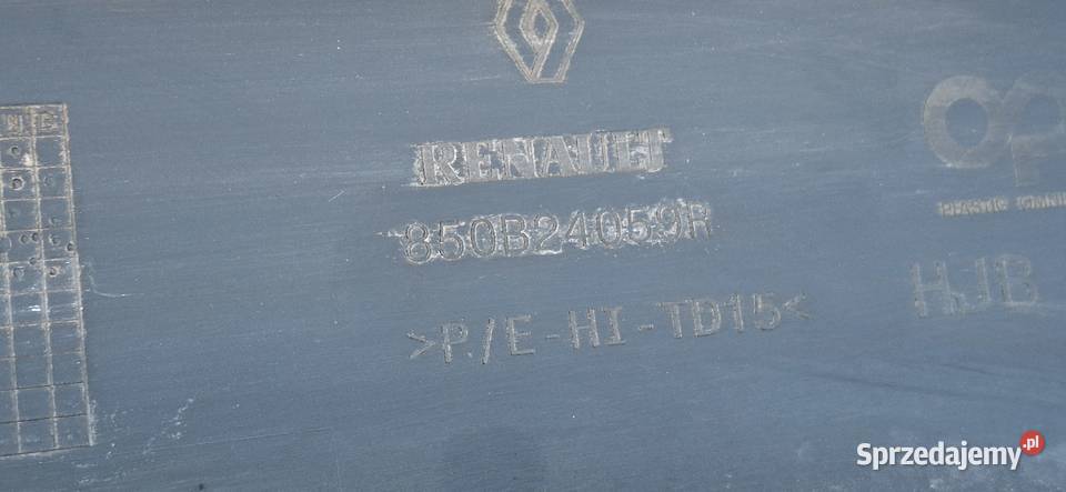 RENAULT CAPTUR II ZDERZAK TYŁ TYLNY DOKŁADKA PDC osobowe Bieleń