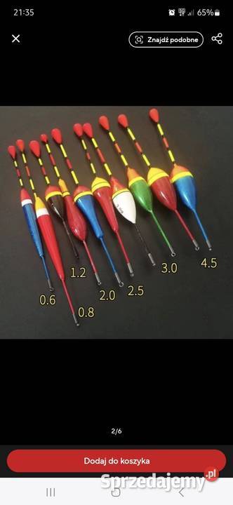 Spławiki 10 nowe Łódź