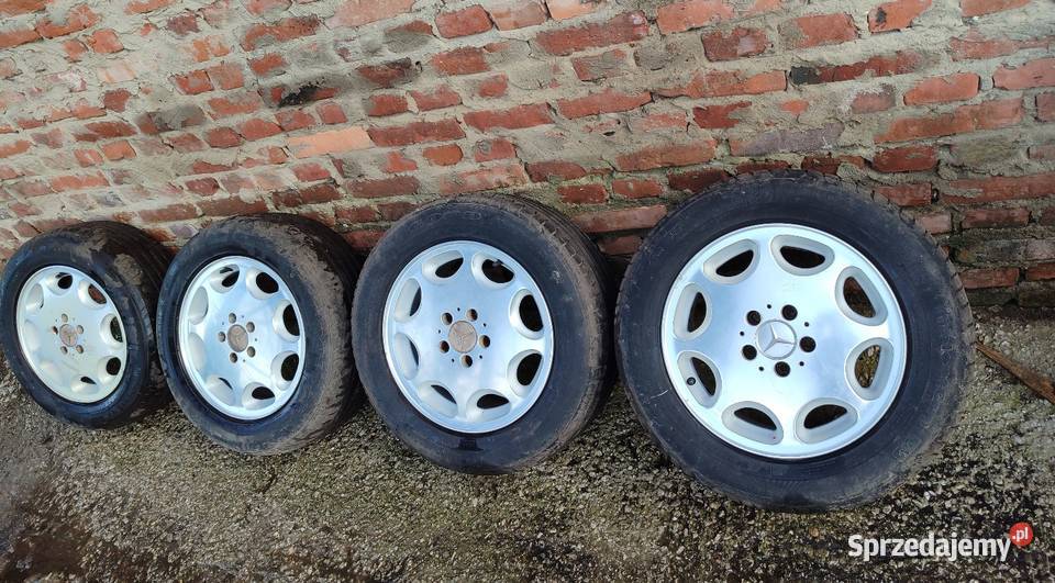 Mercedes w140 felgi 16 oryginał polerowane KPL Aleksandrów Łódzki