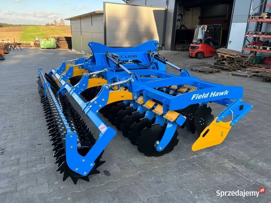 Brona talerzowa CIĘŻKA hydrauliczna 5m ROLLAND łódzkie
