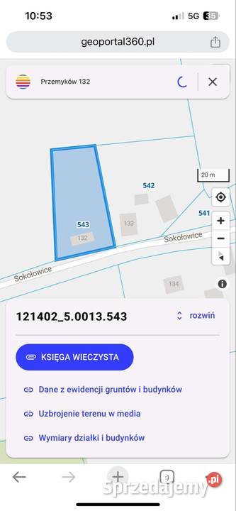 Malownicza działka w klimatycznym miejscu 1980zł/m2