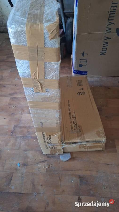 2x Krzesła barowe JYSK JONSTRUP BlackOak NOWE w Bytom