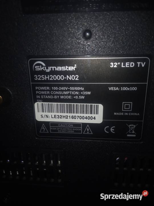 Telewizor Skymaster nowy opis Olsztyn