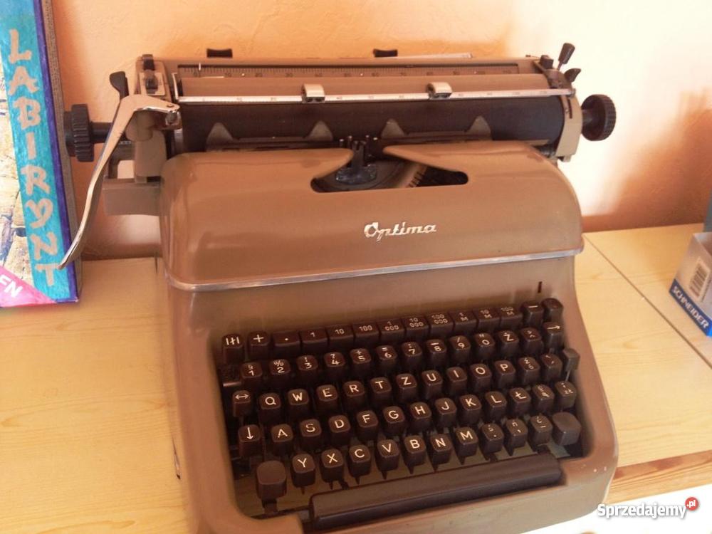 Maszyna do pisania OPTIMA tabulator polska czcio