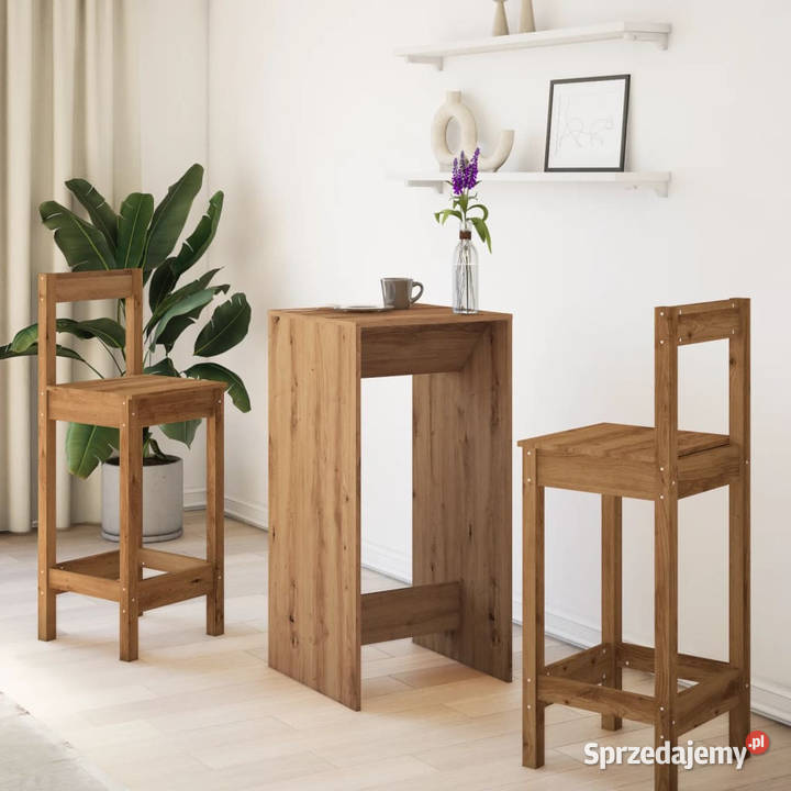 Stolik barowy dąb artisian 51x50x1035 WM854426 Warszawa