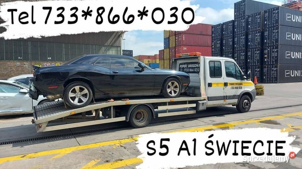 Pomoc Drogowa 24h Laweta S5 A1 MOP Gajewo