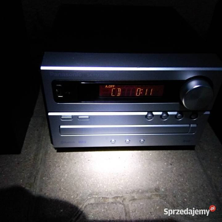 Panasonic SAPM250B miniwieża z Usb BT DAB CD mp3 Świebodzice