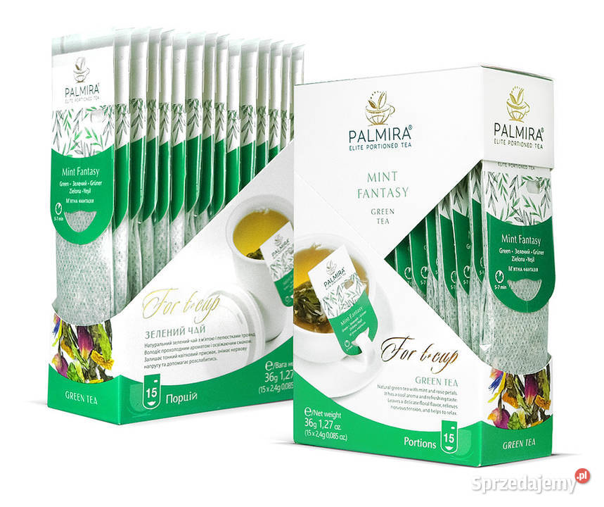 Palmira Mint Fantasy luksusowa zielona herbata