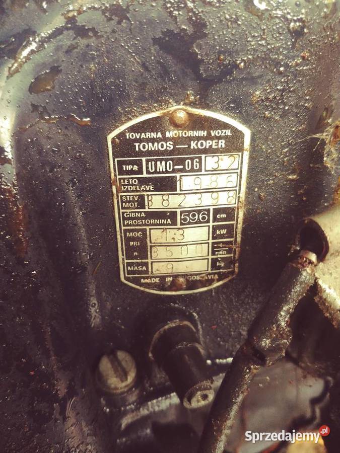 Tomos Koper silnik spalinowy podkarpackie Brzozów