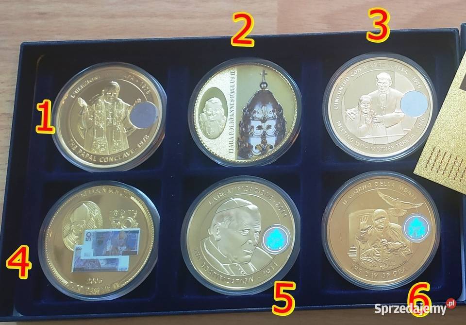 BEATYFIKACJA Jan Paweł II Złoty Medal Srebrny Sosnowiec