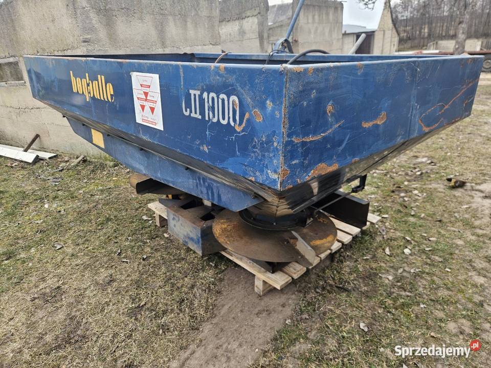 Rozsiewacz nawozów Bogballe c2 1000 nieuszkodzony podlaskie Mońki