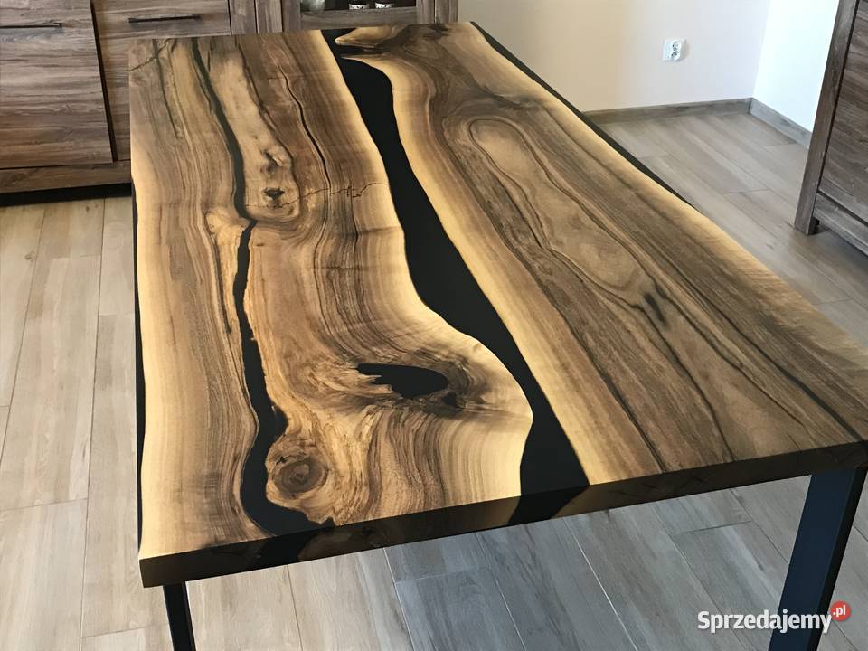 Stół drewniany żywica epoksydowa mazowieckie Warszawa