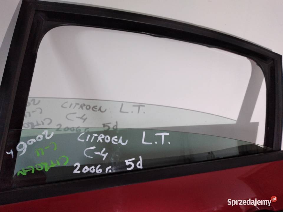C4 DRZWI LEWY TYŁ CITROEN C4 5D ORYGINALNE Rok produkcji 2006