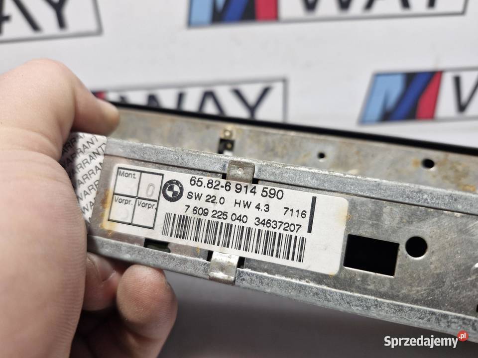 BMW 5 E39 PANEL WYŚWIETLACZ RADIA 6914590 osobowe