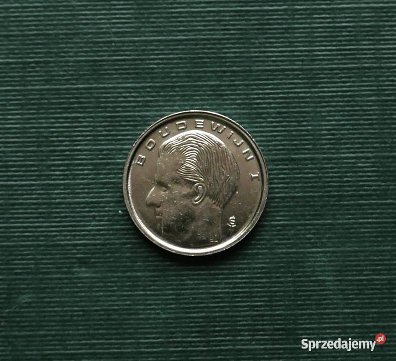 BELGIA 1 frank 1989r Napis holendersku BELGI śląskie Gliwice