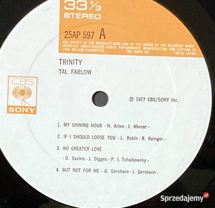 Tal Farlow Trinity Szczecin sprzedam