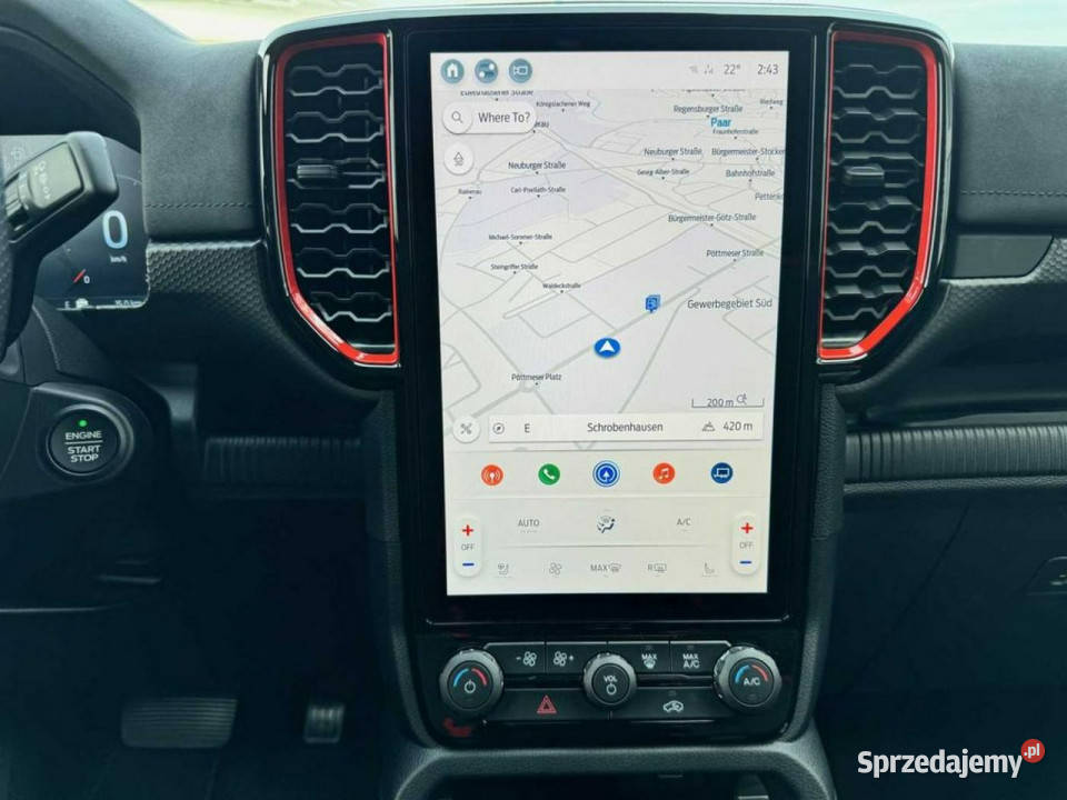 Ford Ranger Raptor Raptor 20 diesel 210 Roleta gniazdo USB zachodniopomorskie Szczecinek