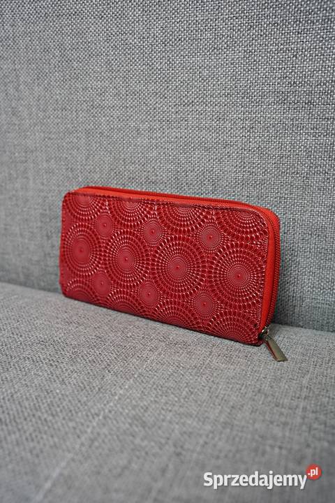 Portfel czerwony damski Warszawa