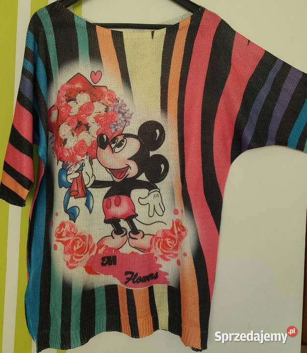 L46 Nowy włoski sweter o kroju nietoperza Gliwice