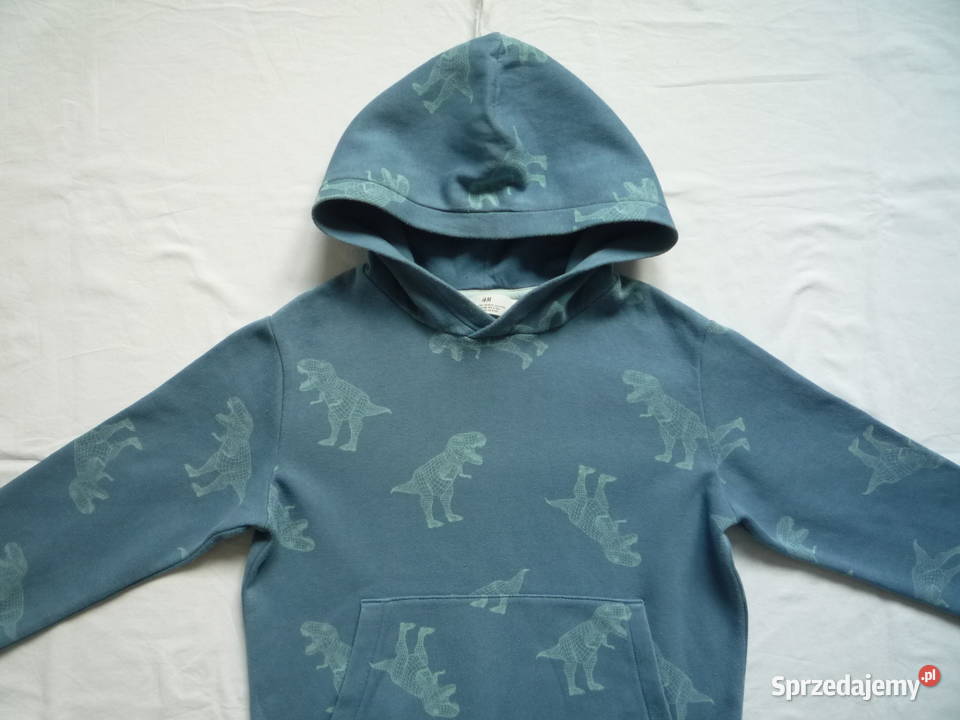 HM 134140 Niebieska Bluza Kangurka kaptur Meszek Szczecin