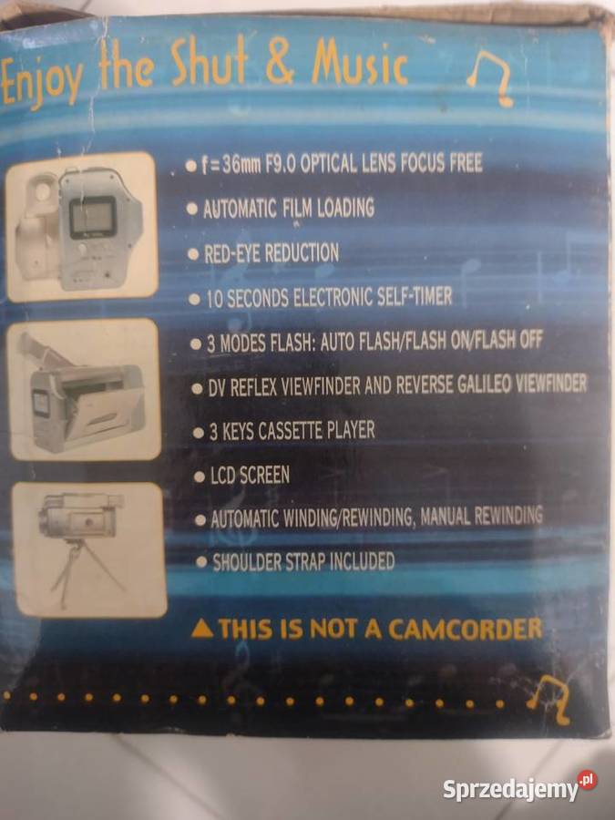 Aparat fotograficzny z magnetofonem Pruszcz Gdański