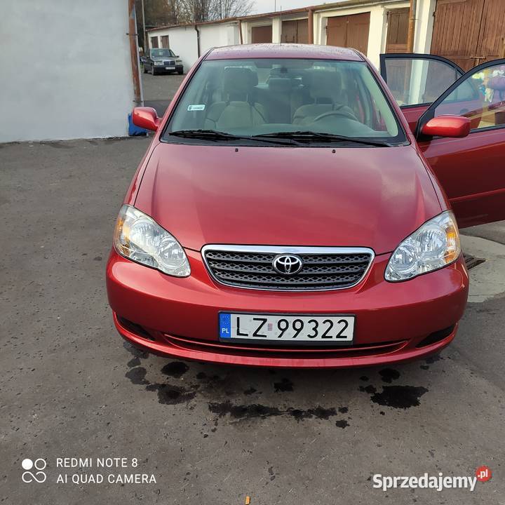 Toyota Korolla LE kierownica po prawej stronie Corolla lubelskie