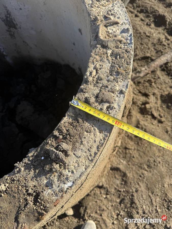 KRĄG betonowy 100 100 wys gr ścianki 10 Ruda Białaczowska