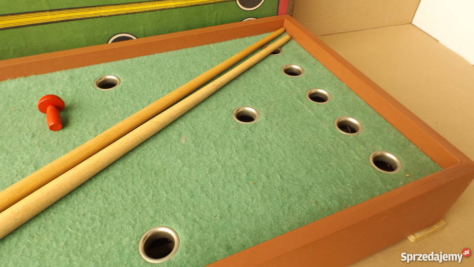 Stara Gra Mały Bilard z Prlu kompletna Grodziczno