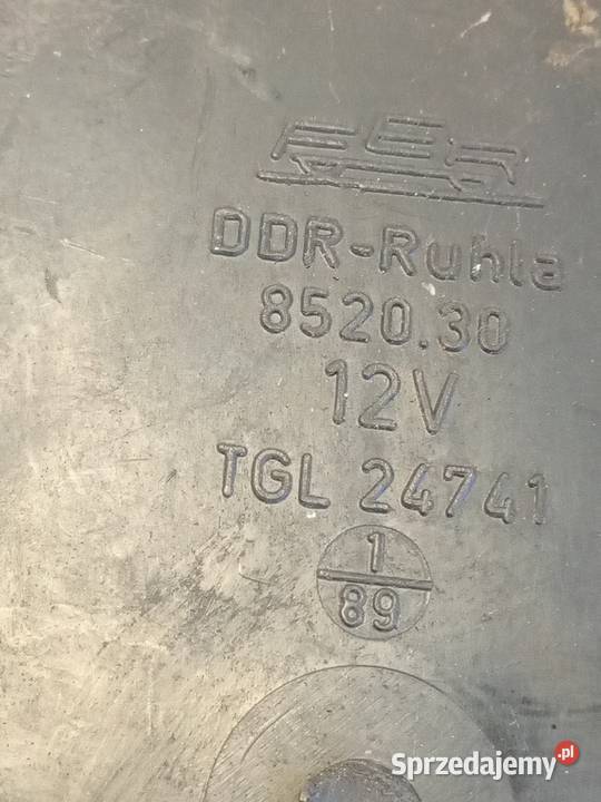 Prawa lampa tylna Wartburg 13 sedan Tourist prawe Motoryzacja wielkopolskie